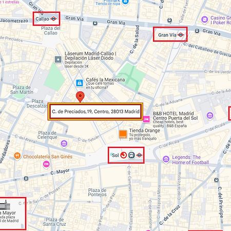 Apartamento Doble Centro Madrid Luaran gambar